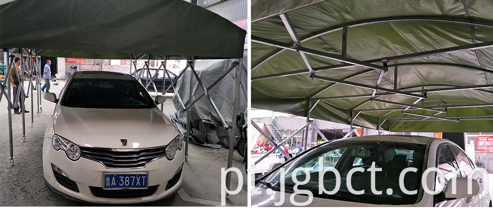Reinforced garage tent